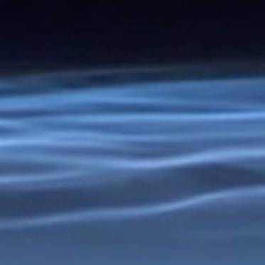 Strange Electric Blue Clouds Appear High Over Antarctica