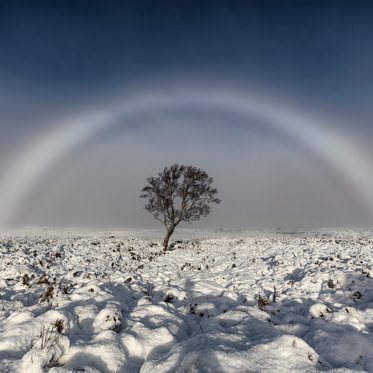 Rare White Rainbow Appears Over Scotland