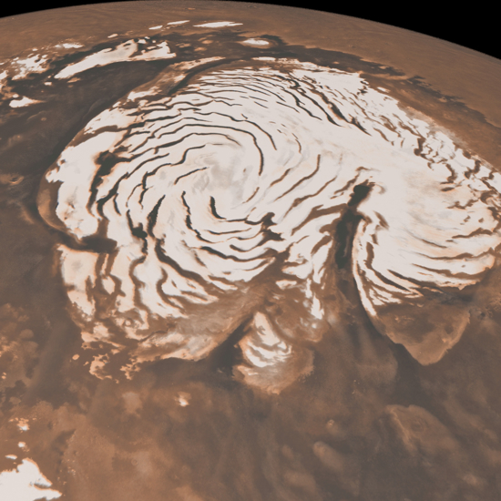 Massive Frozen Lake Discovered Under Martian Surface