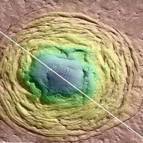 Strange “Funnel” Crater On Mars Could Host Martian Life
