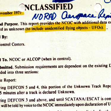 NORAD Investigates UFOs, according to ‘Declassified’ Memos