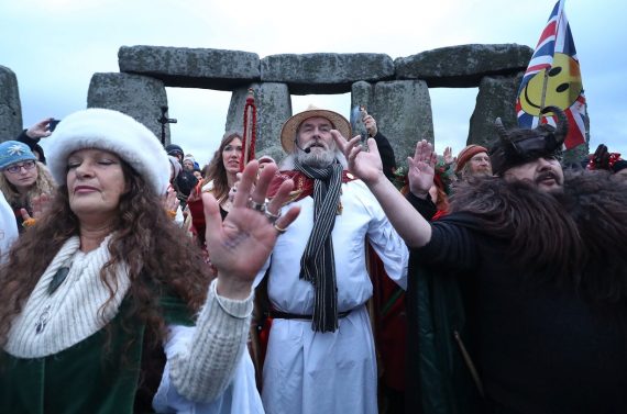 Hippies - I mean druids - still celebrate solstices at Stonehenge.