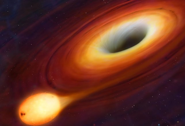 Massive Star-Eating Black Hole Has Been Feeding For A Decade