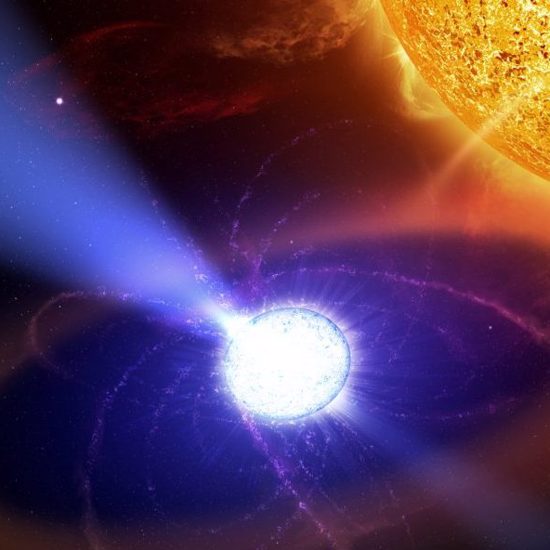 Mysterious White Dwarf Pulsar with Radiation “Whip” Found