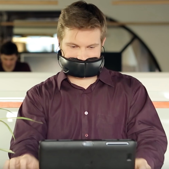 Bizarre New Mask Keeps Your Phone Conversations Private