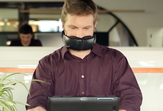 Bizarre New Mask Keeps Your Phone Conversations Private