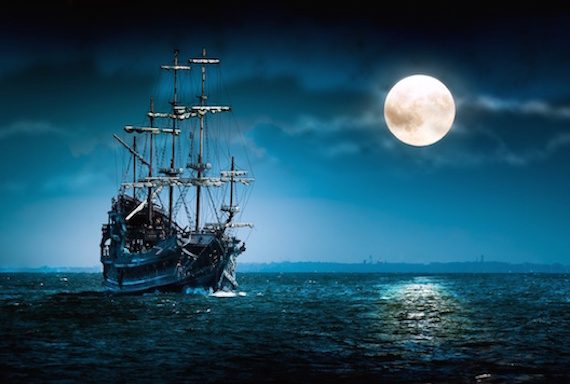 ghost pirate ship wallpaper 570x384