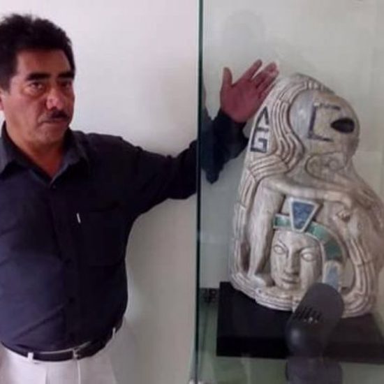 Another Mayan Statue Depicting an Alien Humanoid Discovered