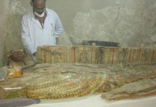 Eight Mummies Found in Egyptian Tomb Brimming with Treasures