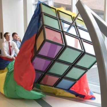 Record-Setting Rubik’s Cube Unveiled in Michigan