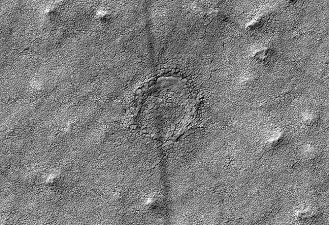 Strange Circular Features on Mars Raise Questions