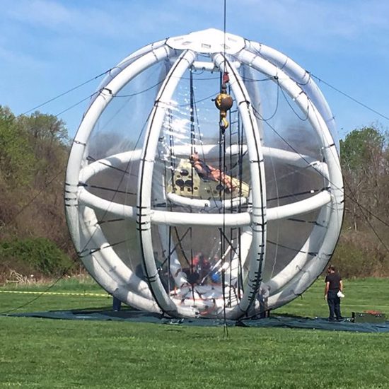 Mysterious Escape Pod Bubble Tested in Plain Sight