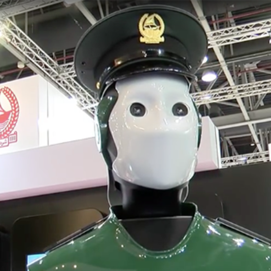 Robot Cop Walks the Beat in Dubai