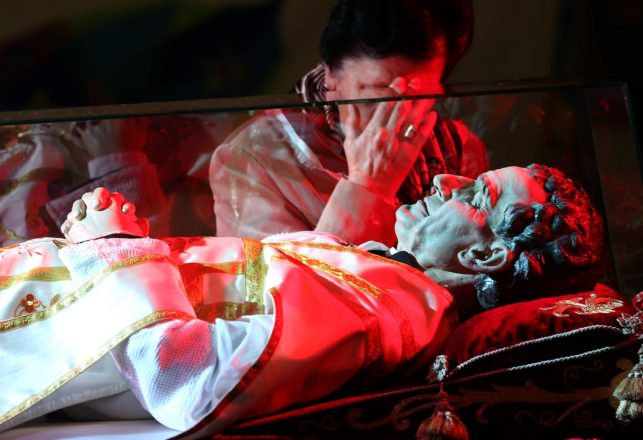 Satanic Ritual Rumors Surround Saint’s Stolen Brain