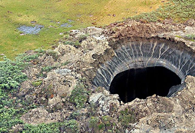 Siberian Craters Are Forming Faster and Deeper Than Ever