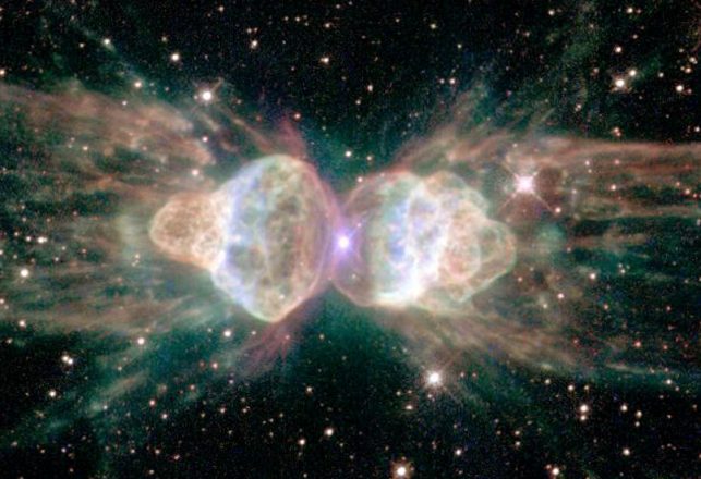 Two Dead Stars Collide to Form One Unique Bright Zombie Star