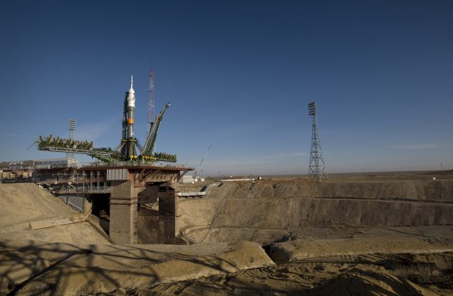 Soyuz expedition 19 launch pad 640x419
