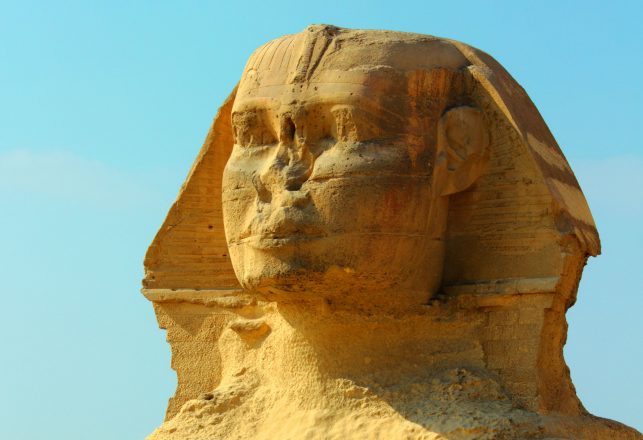 Massive, Intact Sphinx Head Discovered in California