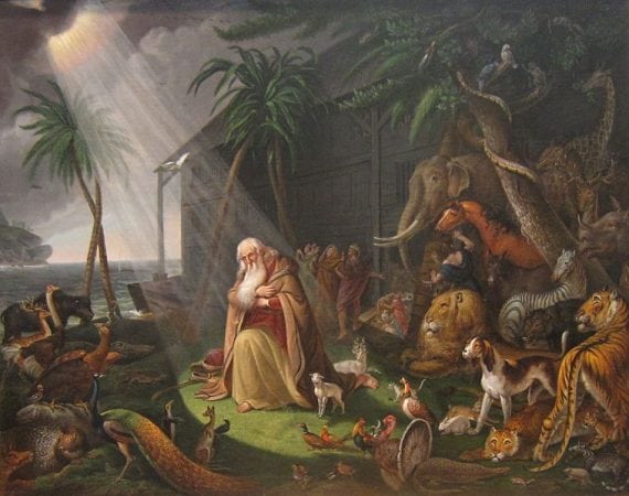 Noah and His Ark by Charles Willson Peale 1819 570x450
