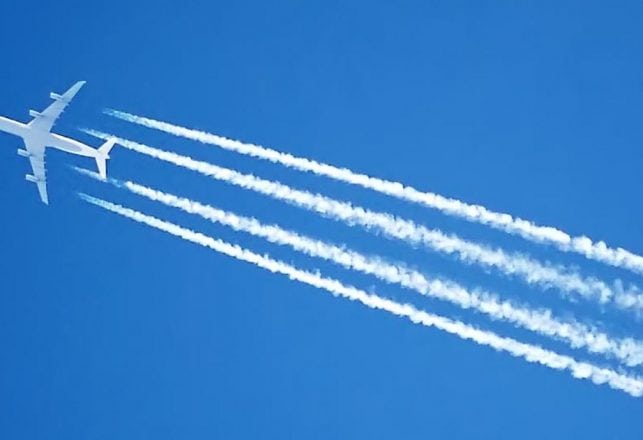 Bigfoot Watcher Chasing Chemtrails Records a UFO