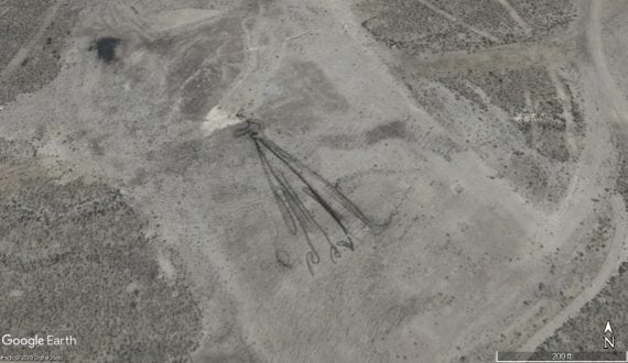 Strange site at Area 51