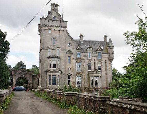 Overtoun House and bridge West Dunbartonshire Scotland  West facing side 570x445