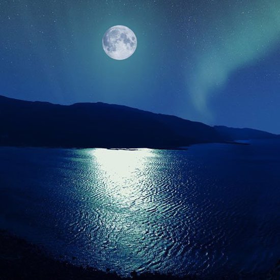 Moon Over Loch Ness Illuminates Nighttime Monster Sighting