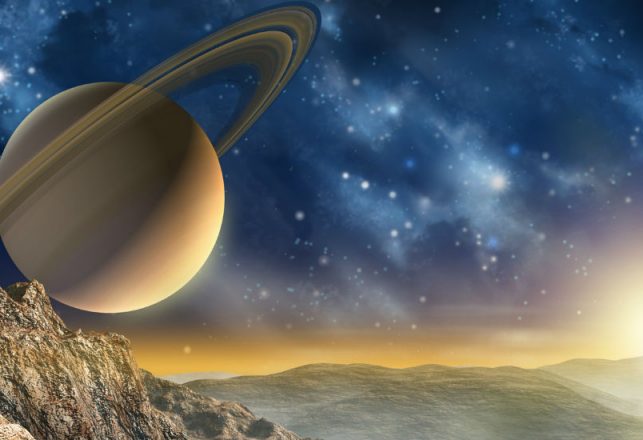 Eerie Radio Signals Recorded Beaming Between Saturn and One of Its Moons