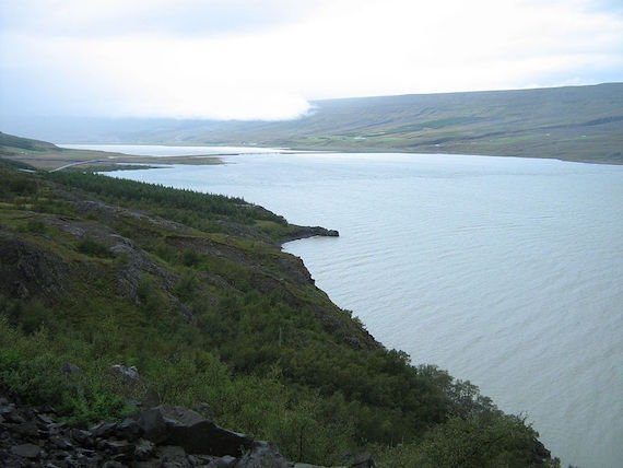 Iceland Egilsstadir Lagarfljot Lake