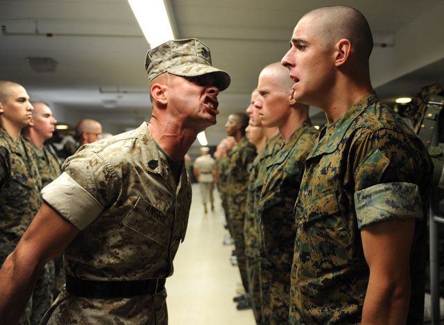 1024px Drill instructor at the Officer Candidate School 640x469