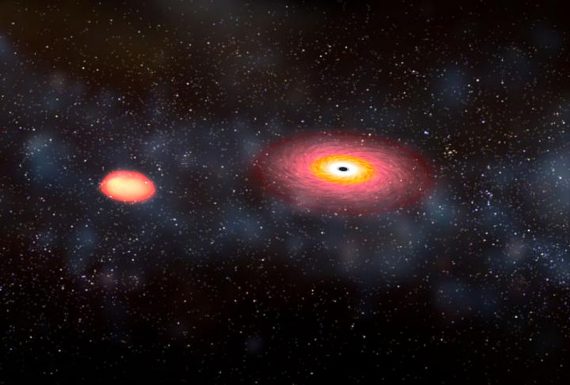 800px Black hole devours a neutron star 01 570x385
