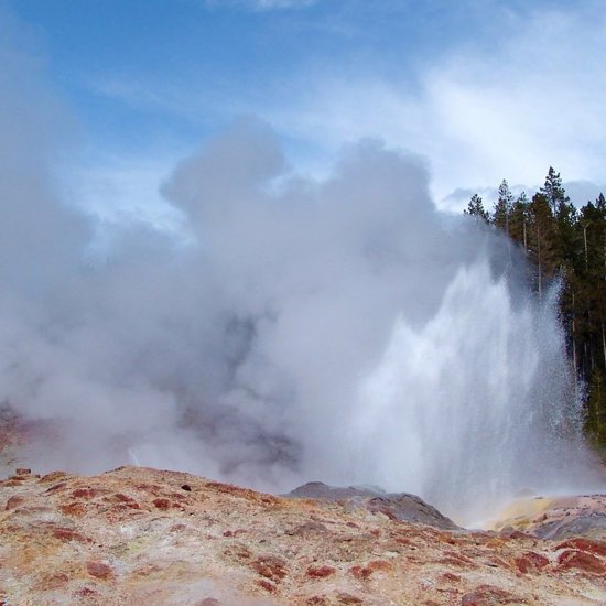 Geyser Launching Hot Rocks Forces Partial Yellowstone Closure