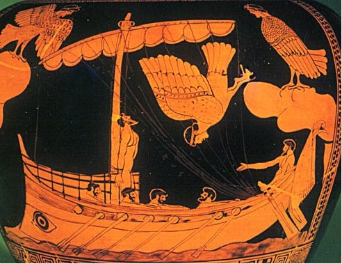 Odysseus siren Parthenope the mythological founder of Naples