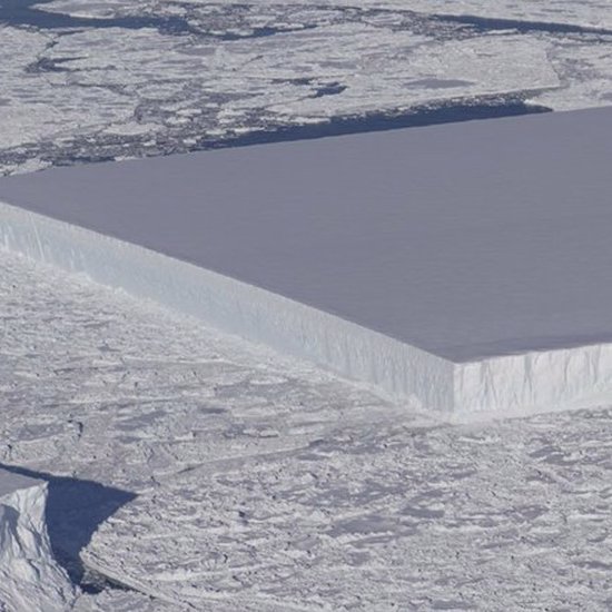 Perfectly Square Iceberg Has Many People Baffled and Worried