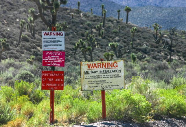 Suspicious Air Force Activity Tracked Above Area 51