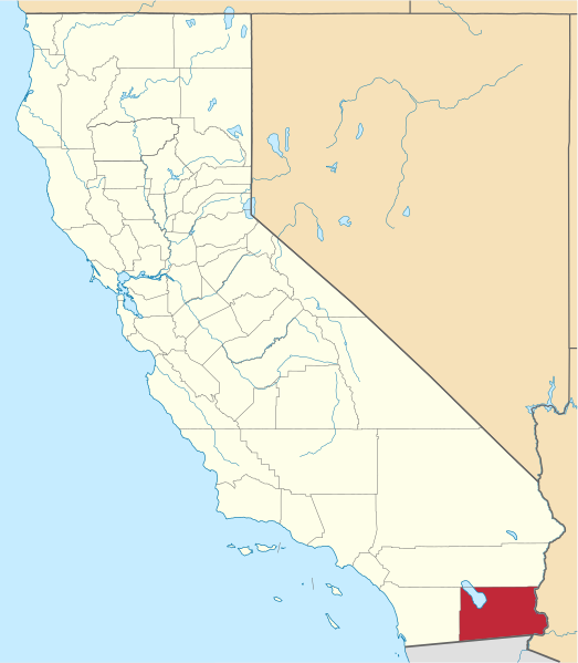 Map of California highlighting Imperial County svg 