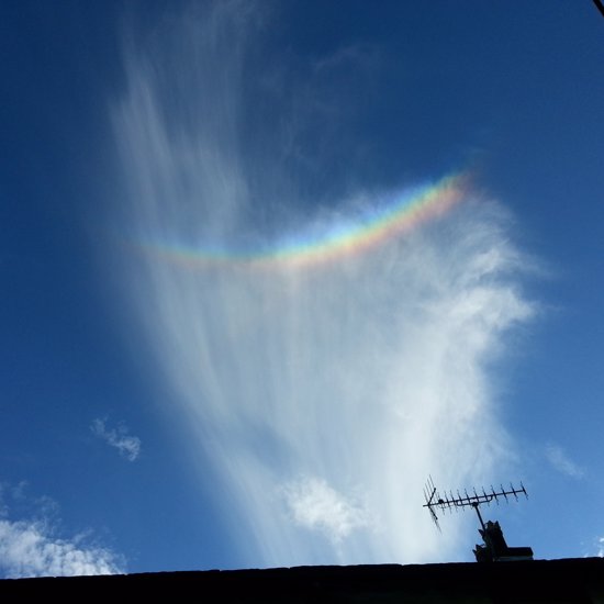 Odd-Looking Upside Down Rainbow Spotted In Canada