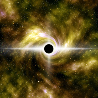 Radio Jet from Massive Black Hole is Pointed Almost Directly at Earth