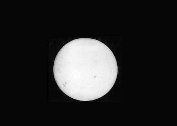 oldest photograph sun 1