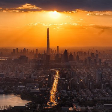 The Way Cities Grow on Earth Mirror How Galaxies Are Formed in Space