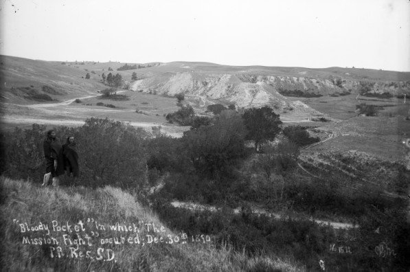 Site of Drexel Mission Fight Pine Ridge Indian Reservation 1890