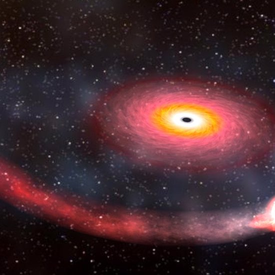 Astronomers Watch a Black Hole Swallow a Neutron Star for the First Time