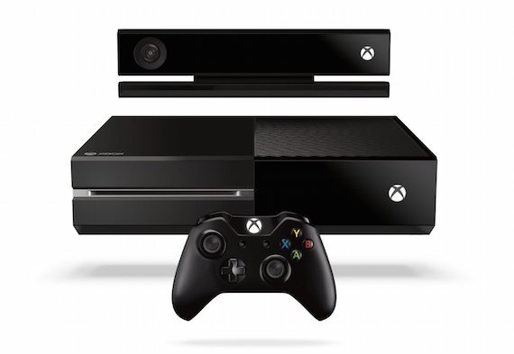 Microsoft Xbx One with Kinect Front