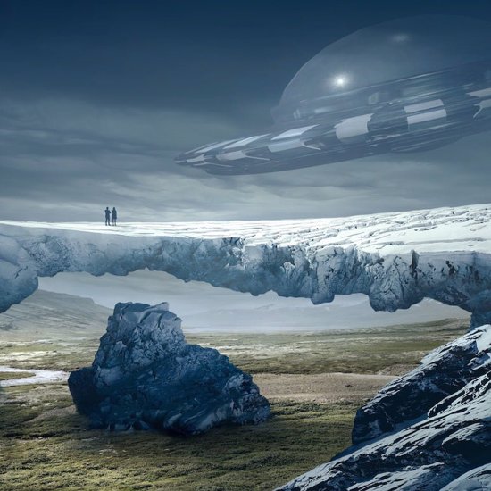 The Time an Alien Welcome Party was Held at a Glacier in Iceland