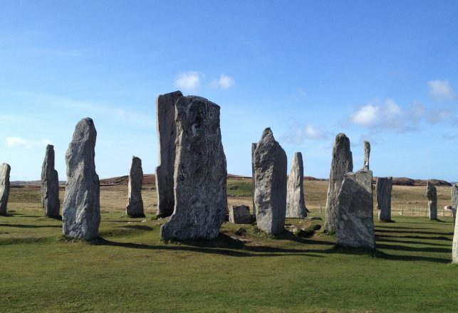 Massive Lightning Strike Inspired Scottish Stone Circle