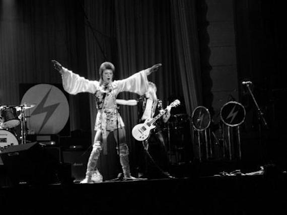 david bowie performing on stage at the dome theatre brighton ziggy stardust may 1973