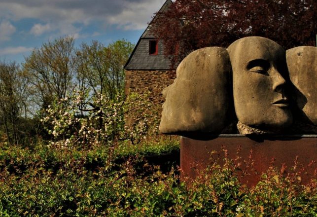 Creepy Carved Heads of the Stone Kind