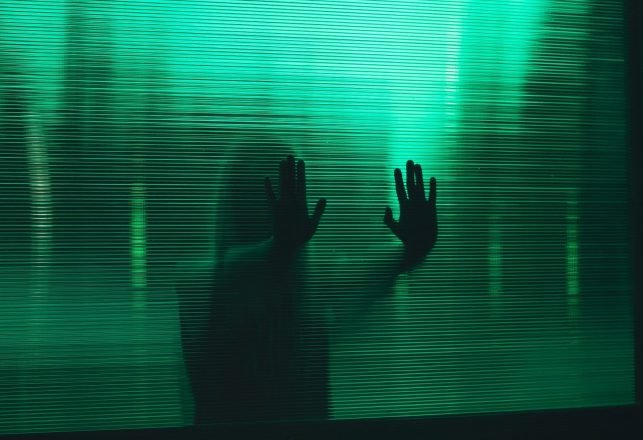 Ghostly Face Appears In The Window Of An Abandoned Orphanage