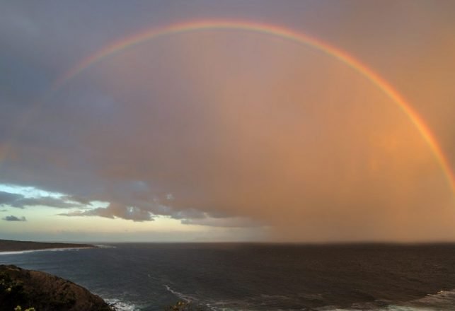 Rare Red Rainbow Over England — Is it a Sign?