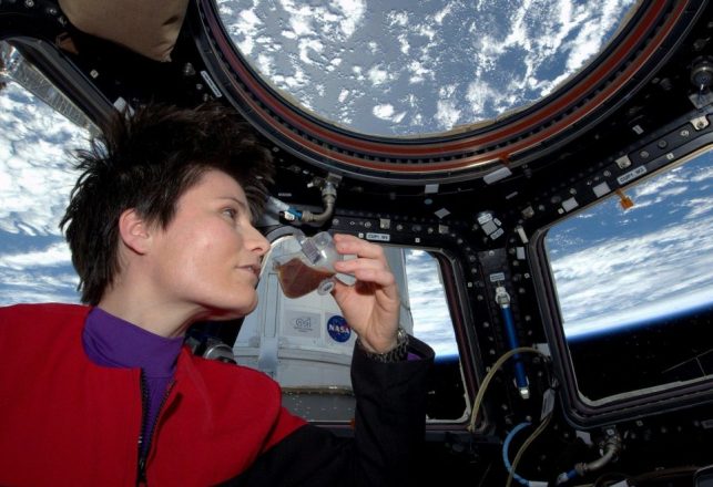 Space Station Crew Finds the Leak by Reading Tea Leaves